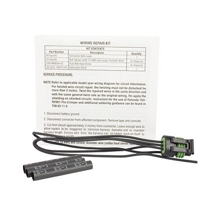 Motorcraft Wire Assembly, Wpt406 WPT406